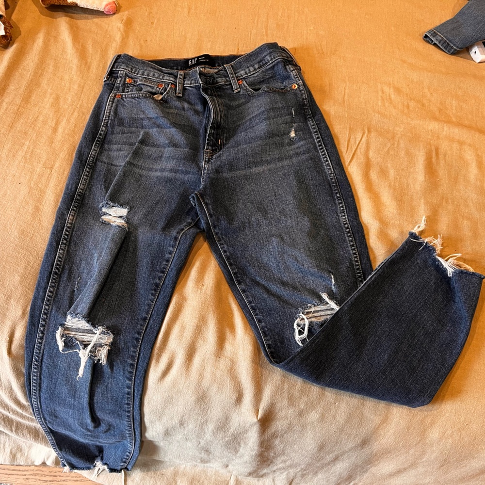 Very stretchy Gap jeans size 10 Cigarette style